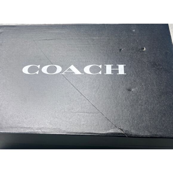 Coach Waverly Leather Pumps Beechwood Size 7 Bead-Trim Heels New In Box Women’s - Picture 5 of 5